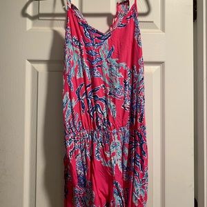 Lilly Pulitzer Pink and Blue Romper